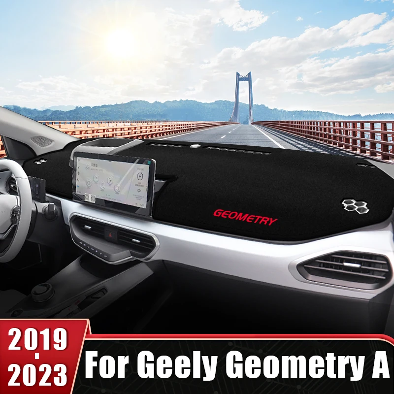 

For Geely Geometry A 2019 2020 2021 2022 2023 Car Dashboard Cover Mat Dash Board Sun Shade Non-Slip Pad DashMat Accessories