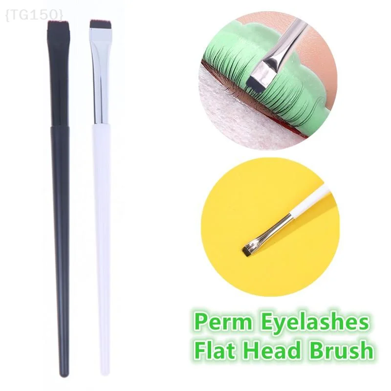 1개 플랫 헤드 래쉬 펌 브러시, 전문 속눈썹 라미네이션 및 리프팅 도구 {ZY..