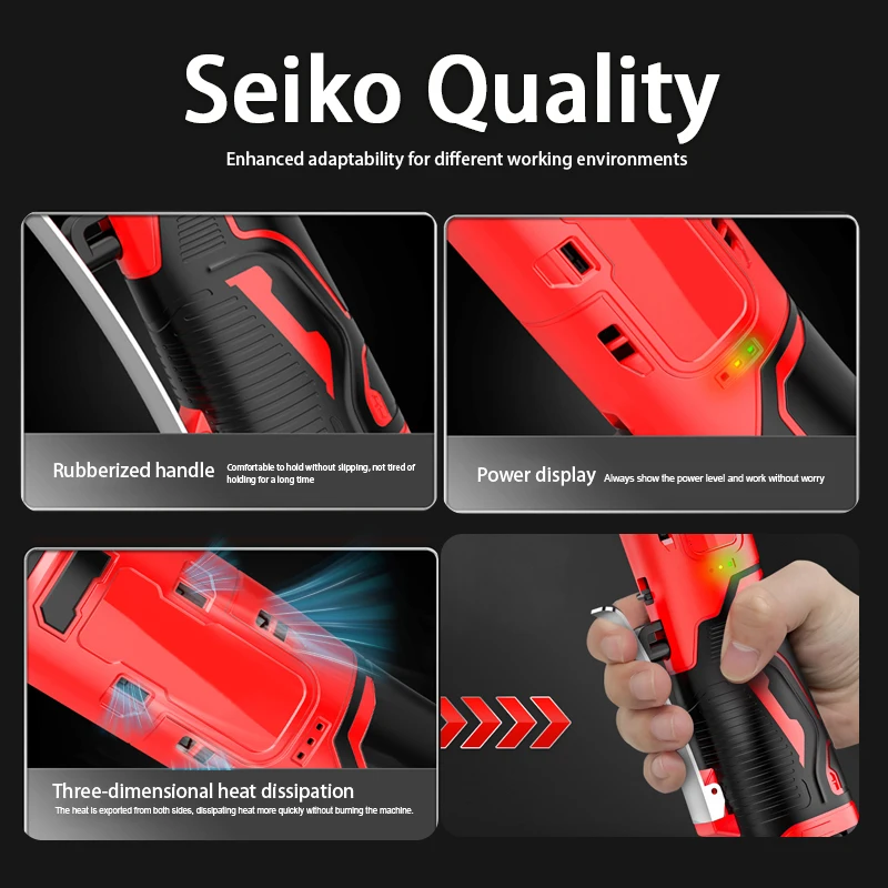 مفتاح ربط بسقاطة كهربائي بطول 15 سم، مع مفاتيح بسق...