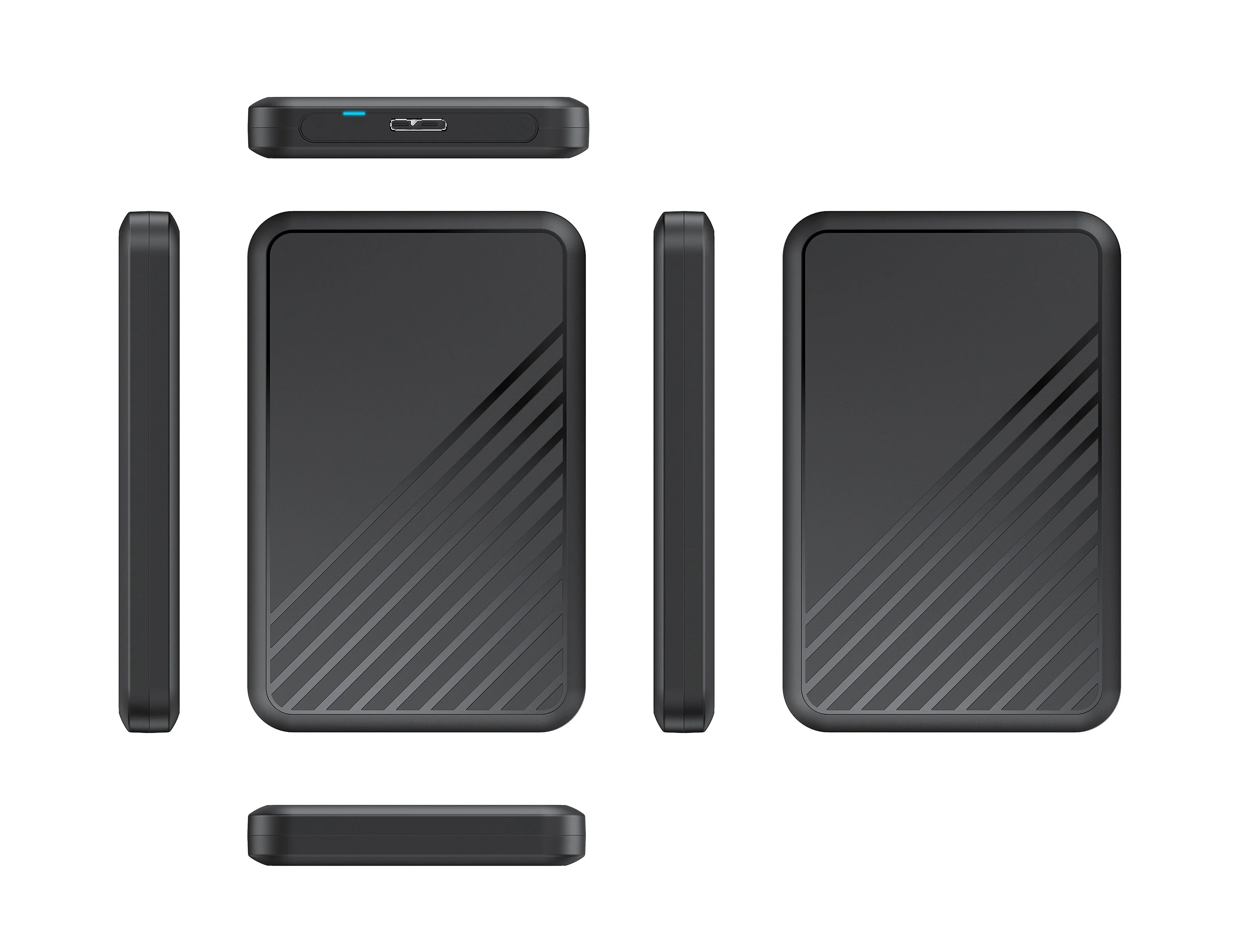 Sale External Hard Drive Housing 2.5" With USB 3.0/3.1 For PC Laptop Support Up to 6TB, Fits 7mm/9.5mm SATA SSD/HDD