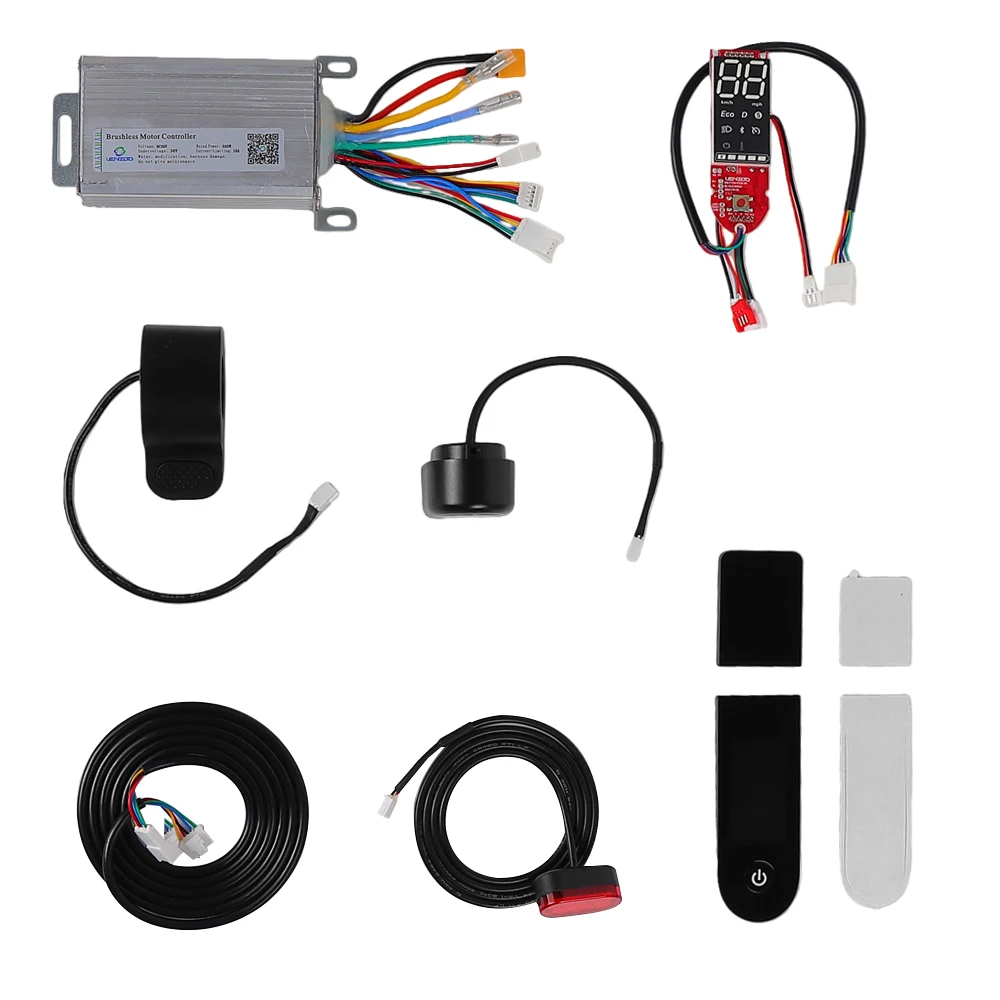 DC36V 350W Bürstenloser Motorcontroller für XiaoMi M365 1S Pro Elektroroller-Kit Armaturenbrett Beschleuniger LED LENZOD Display-Set – Detail 12