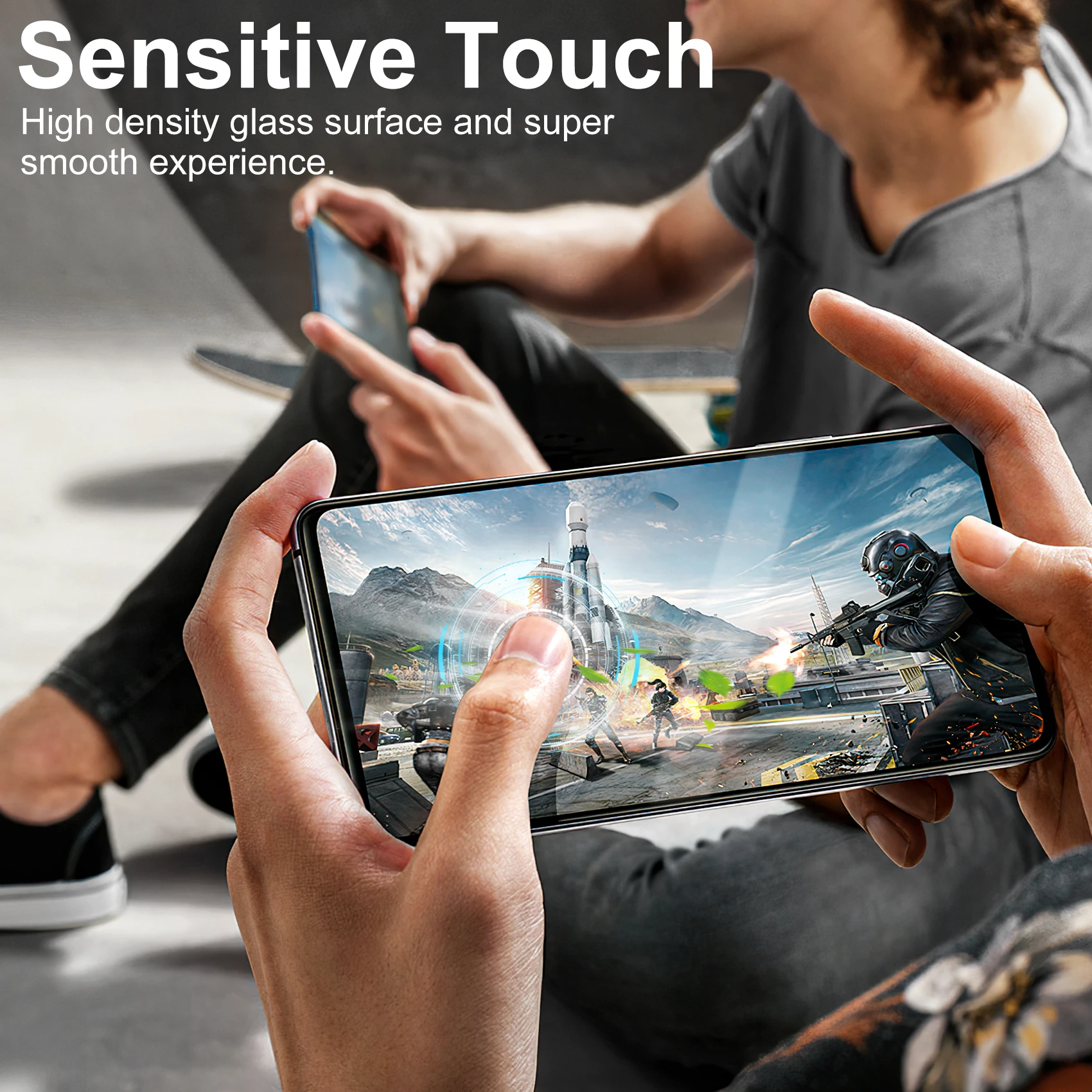 ZOOYUU Tempered Glass Screen Protector Compatible with iPhone 13/13 Pro/14/15 Full Coverage with Easy Installation Kit