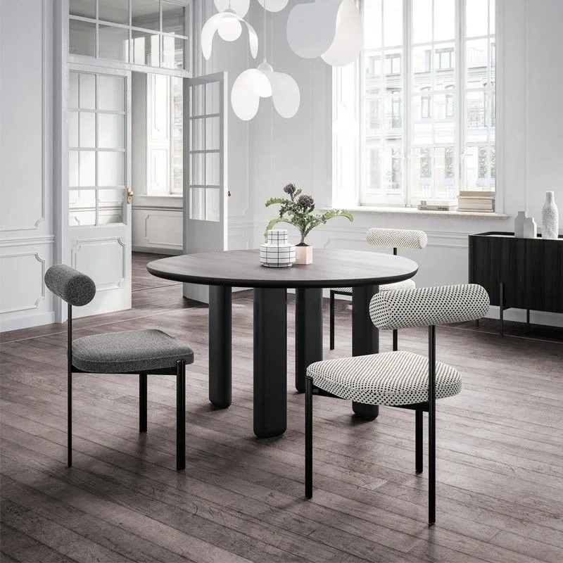 Description Picture 6 of itemModern Minimalist Negotiation Makeup Chair Creative Dining Room Chairs Light Luxury Backrest Lounge Chair