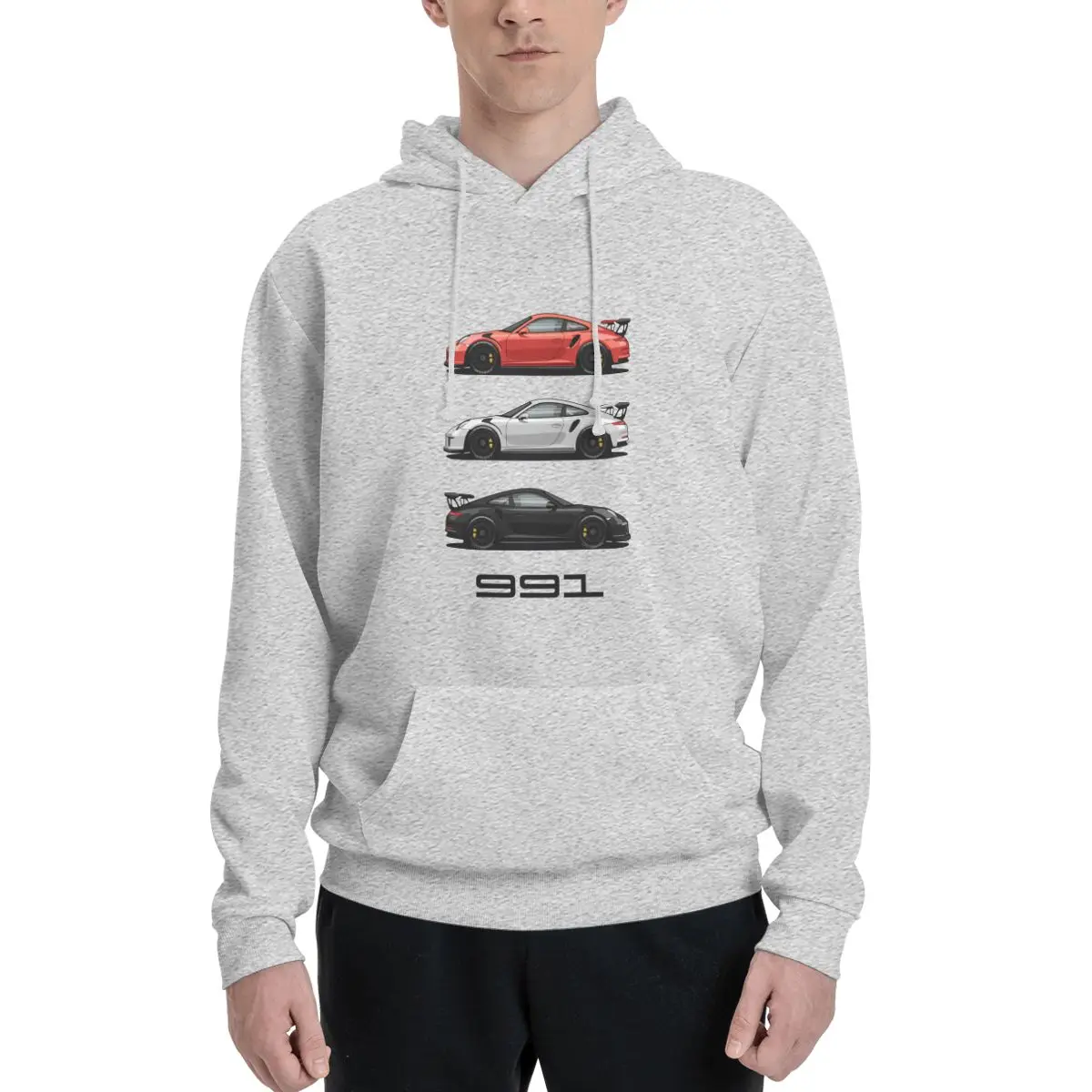 

New Classics 991 GT3 RS Trio Pullover Hoodie mens clothes fashion men japanese style new in hoodies & sweatshirts