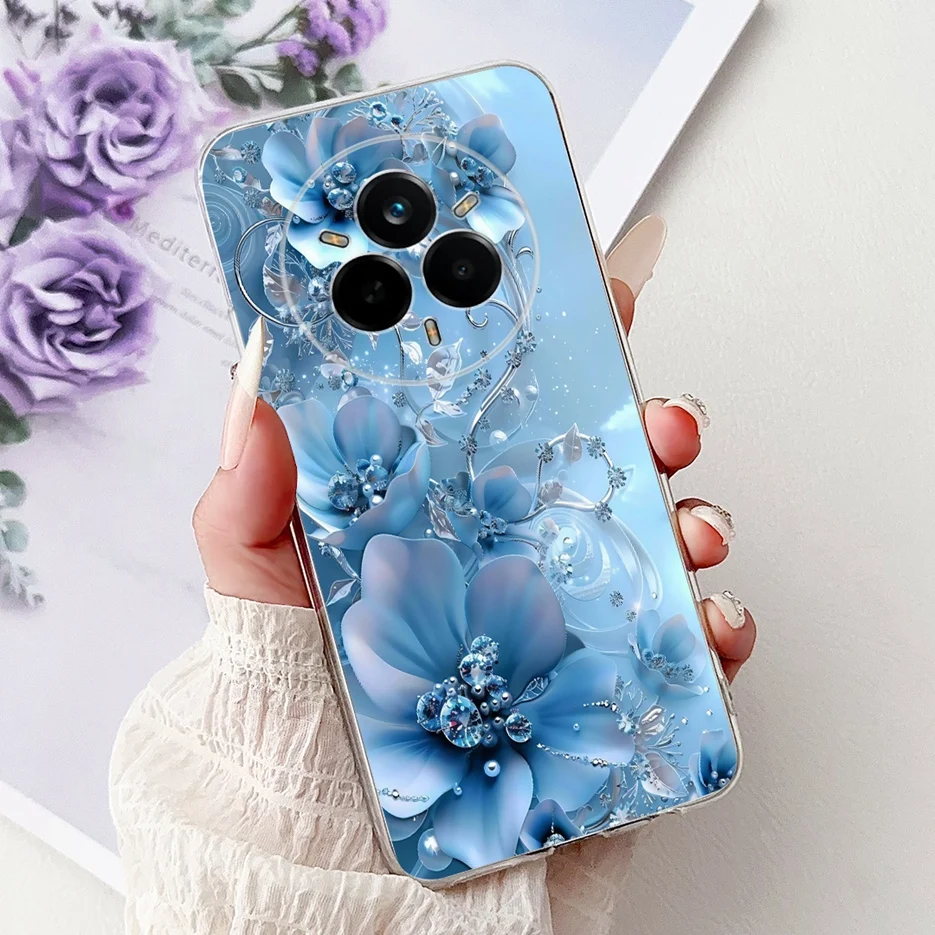 Beautiful Flowers Painted Soft Silicone Case - Enhanced Protection