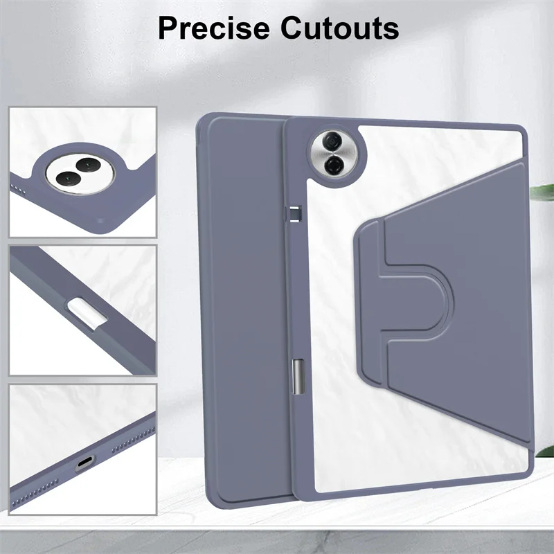 360 Rotation Tablet Case with Pencil Holder