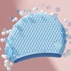 Silicone Swimming Cap for Adults Waterproof Swim Cap for Women and Men High Elastic Cap 2