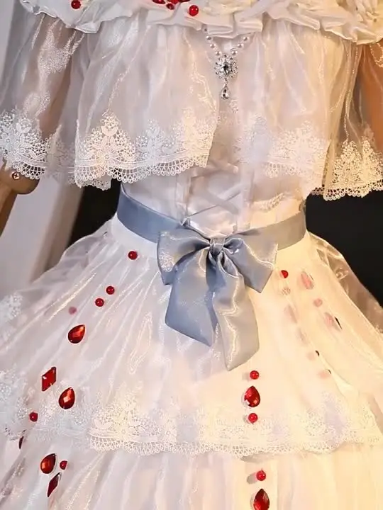 COS-HoHo Identity V Marie Bloody Queen игровой костюм великолепное платье униформа косплей