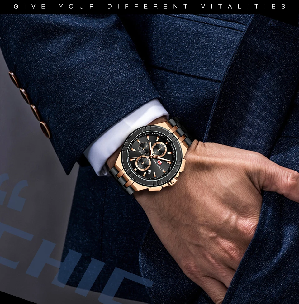 MINI FOCUS Quarzuhr für Herren, wasserdicht_voghion.com