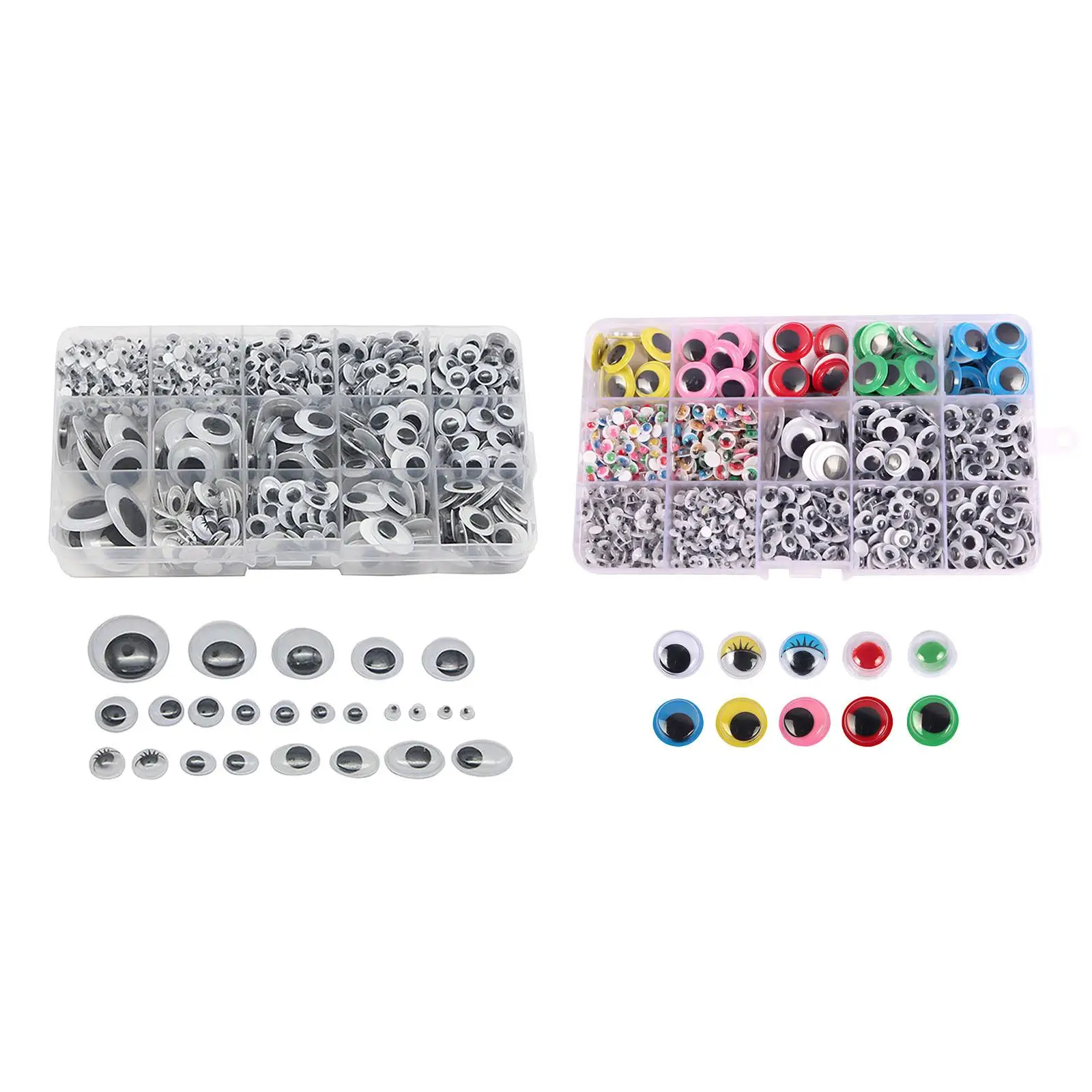 Self Adhesive Plastic Crafts Eye DIY 6-25MM