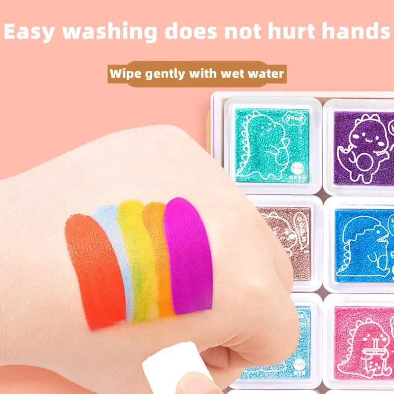 Educational Drawing Toy Creativity Finger Painting Set For Kids Drawing Coloring Books Montessori Learning Education Doodle Book Handmade Drawing Toys