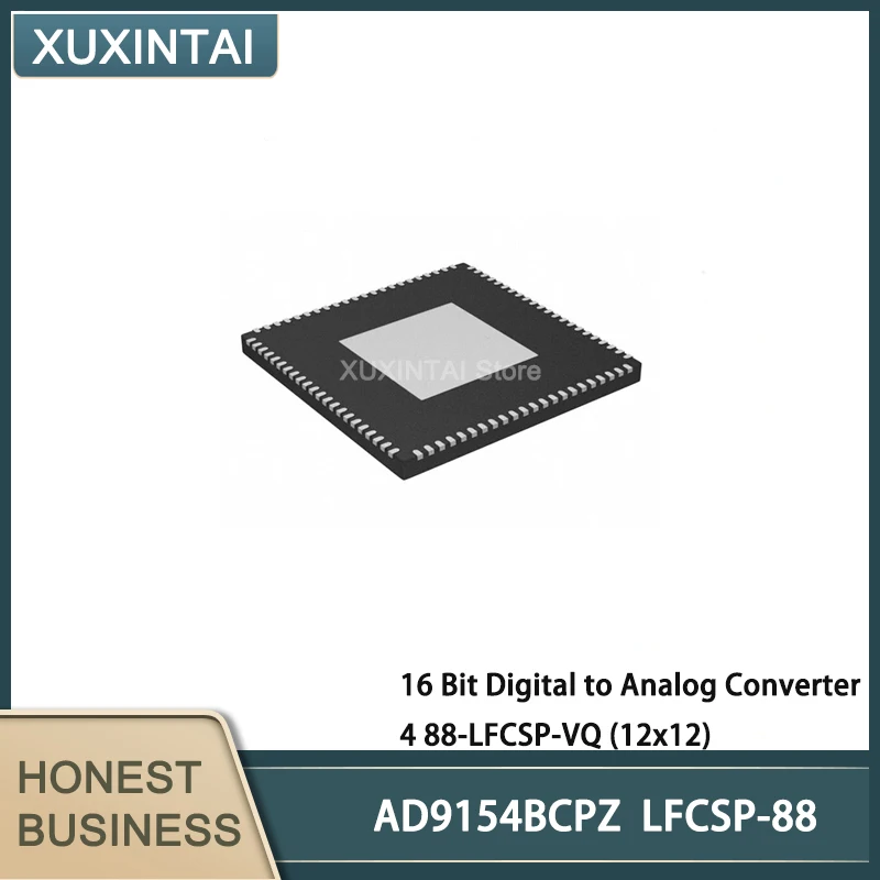 

5 шт./Лот Новый оригинальный AD9154BCPZ AD9154 16-битный цифро-аналоговый преобразователь 4 88-LFCSP-VQ (12x12)