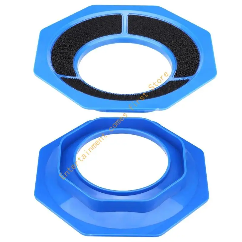 Set per cura della finitura del bowling con 6 dischi, telaio supporto e panno 55KD - immagine 3