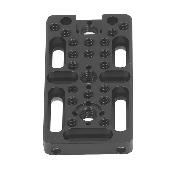 INNOREL CP2005 Multi-Hole Cheese Plate | 20x5cm | 1/4" & 3/8" Threads | ARRI Locating Holes