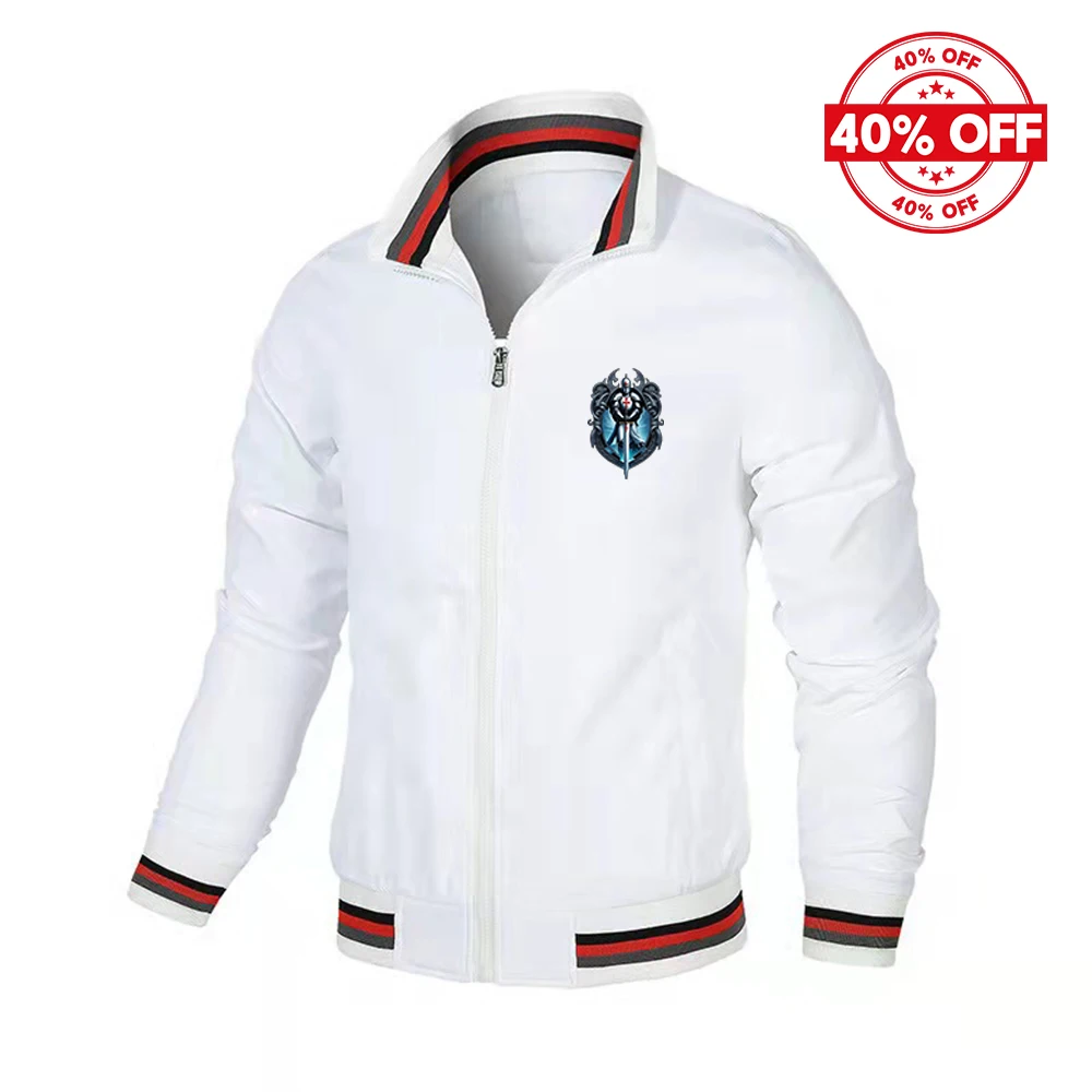 Solid Color Hoodie Coat for Men with Knights Templar Logo