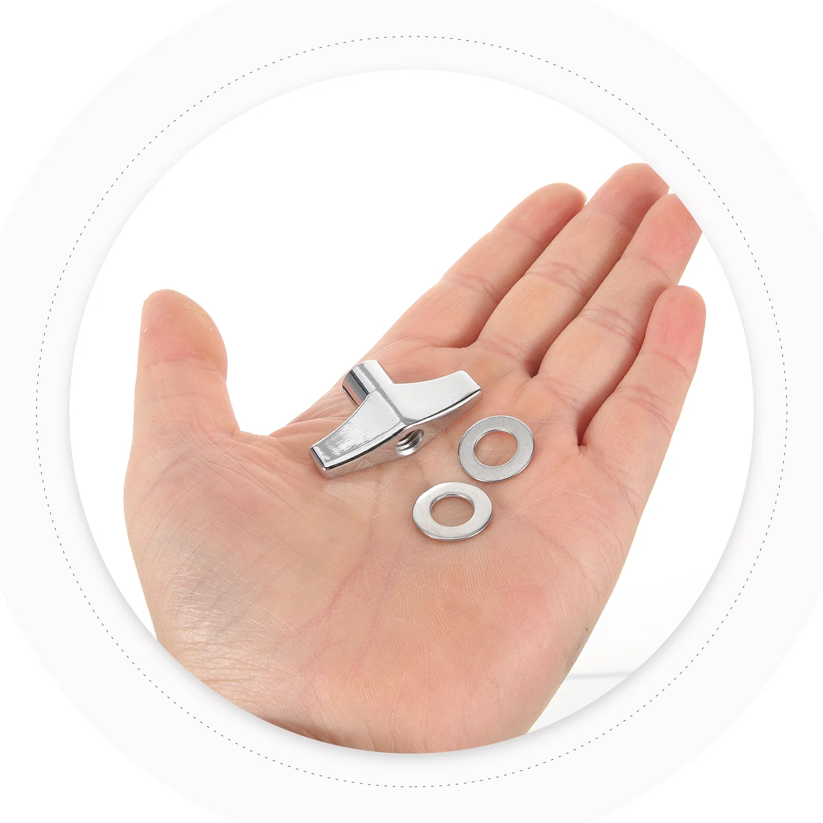 Cymbal Fixing Screw Cap Wiper Mounting Nut Snare Drum Stand Knob Jazz Set Accessories Gasket Butterfly Wingnut Metal
