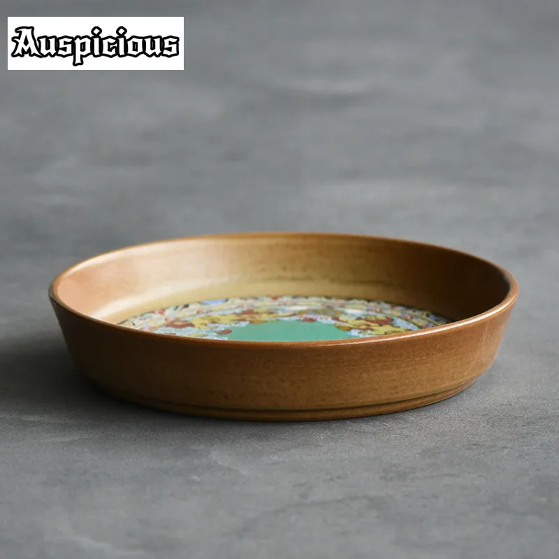 165ml Dunhuang Mural Sancai Gaiwan Creative Buddha Cover Bowl Luxury Tea Tureen Tea Brewing Chinese Teaware Set Collection Gift