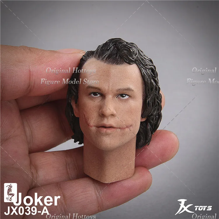 JXTOYS JX039 1/6 Soldier Joker Head Sculpture Dark Knight