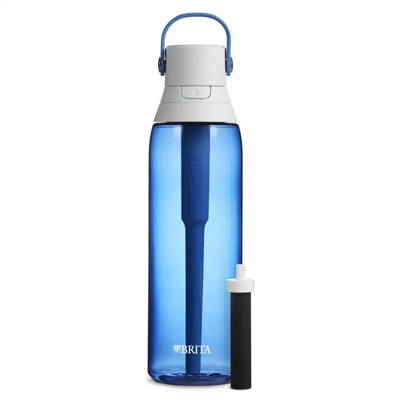 

Premium Water Bottle with Filter, BPA Free, Sapphire Gourde Glass water jug with lid Glass bottles for juice Tomatodo para agua