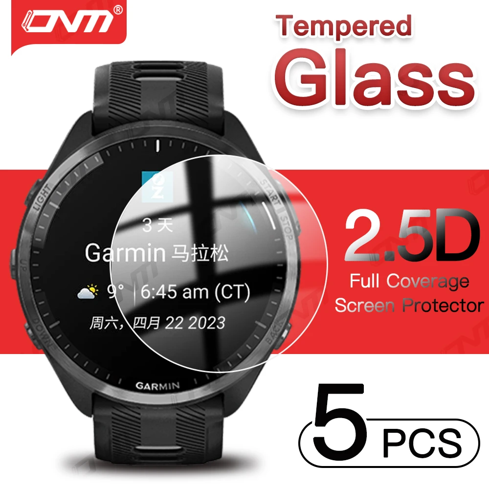 Screen Protector for Garmin Forerunner 965 Tempered Glass Protection