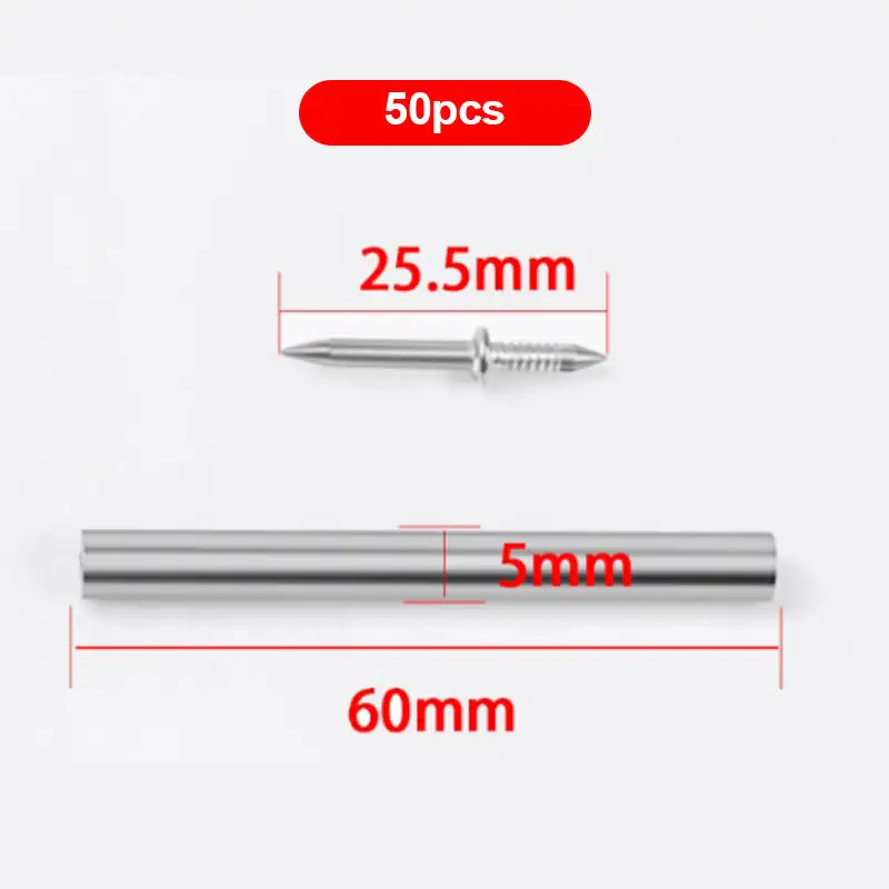 Description Picture 3 of item50PCS Carbon Steel Nails For Seamless Baseboard Installation High Strength Single Head Two-way Hardware Non-Marking Nails