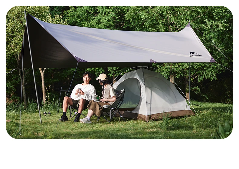 Naturehike Cloud River 2-3 Personen Zelt Doppelschichtiges Wasserdichtes Campingzelt Ultraleichtes Outdoor-Zelt mit Großem Vorzelt Sonnenschutz – Detail 8