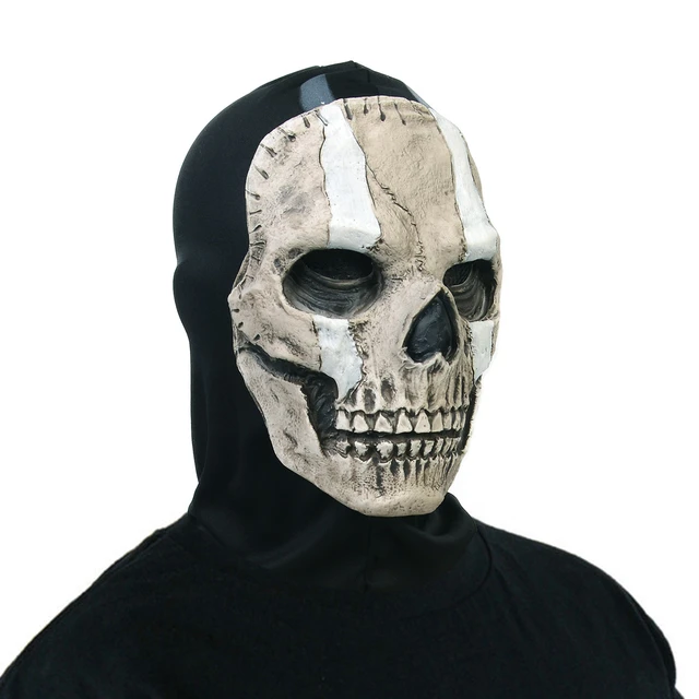 Call of Duty MWII Ghost Mask 2023 COD Cosplay Airsoft Tactical Ghost Actor