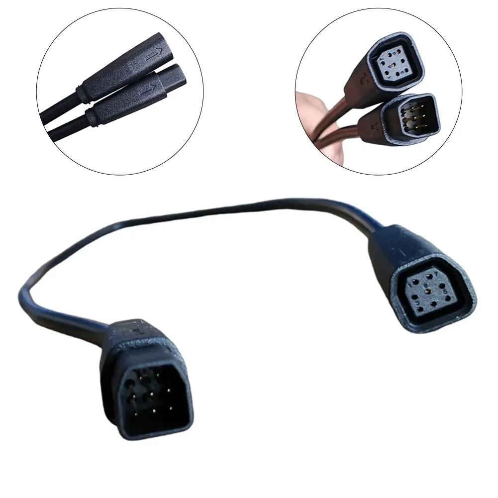 전기 자전거 속도 센서 익스텐션 라인 EB 버스, 블랙 ABS 케이블, 사이클링 부품, Bafang 8 핀 익스텐션 M510 M560 M820, 1x 