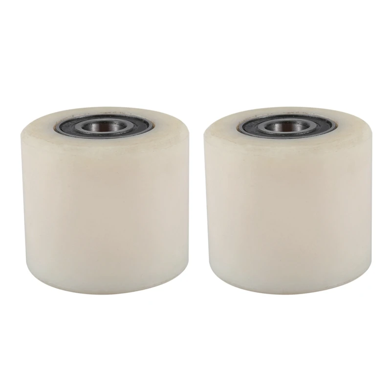 

2X To Rotate Pallet 80 X 70Mm Nylon Beige + Silver