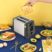 Best Prime 2 Slice Toaster Black Evenly Quickly 6 Shade Settings Removable Crumb Tray Stainless Steel Toaster 1