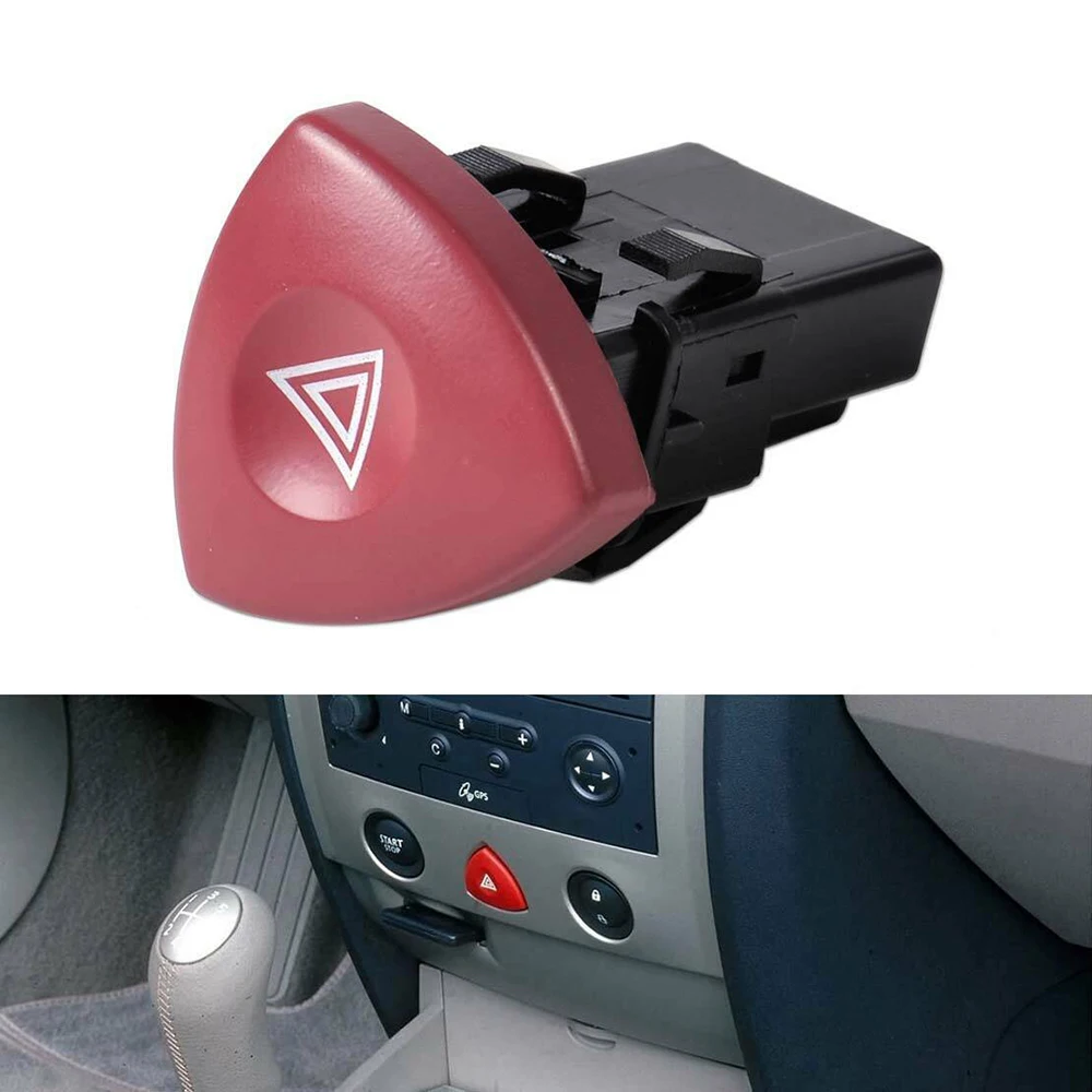 8200442724 Hazard Switch Warning Light Button For Renault Trafic Ii Espace Vauxhall Vivaro 1998-2015 Car Replacement Parts