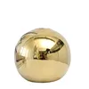 Ceramic Vase Gold-plated Ball Flower Arrangement Desktop Hydroponics Container Living Room Office Bookcase Vase Gold Vase 5