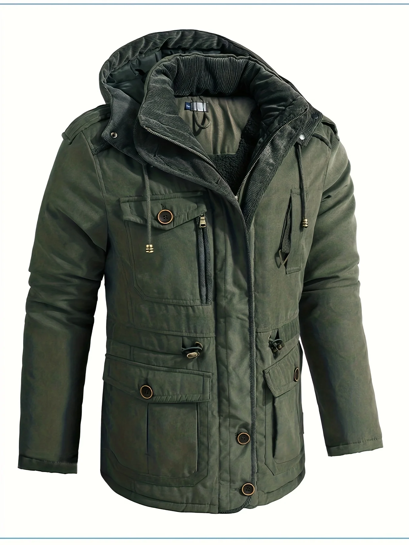 Men Clothing Luxury Padding Winter Parka Men Men's Coats Free Shipping New in Parkas Heavy Techwear Sportsfor Outdoor