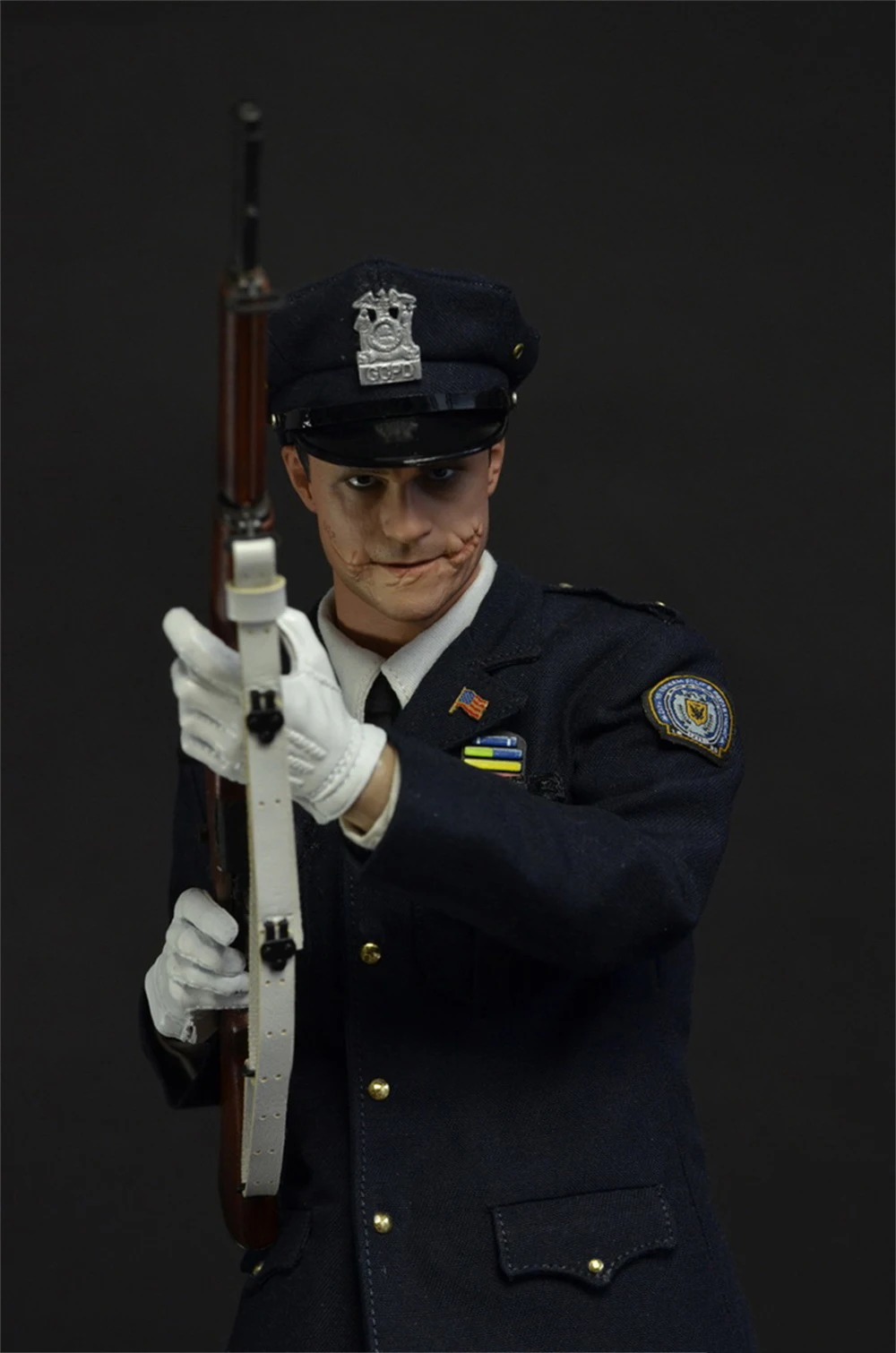 

HOTTOYS 1/6th Joker Clown Heath Ledger Police Uniform Set Dressing Suit No Body For Fans DIY Collect
