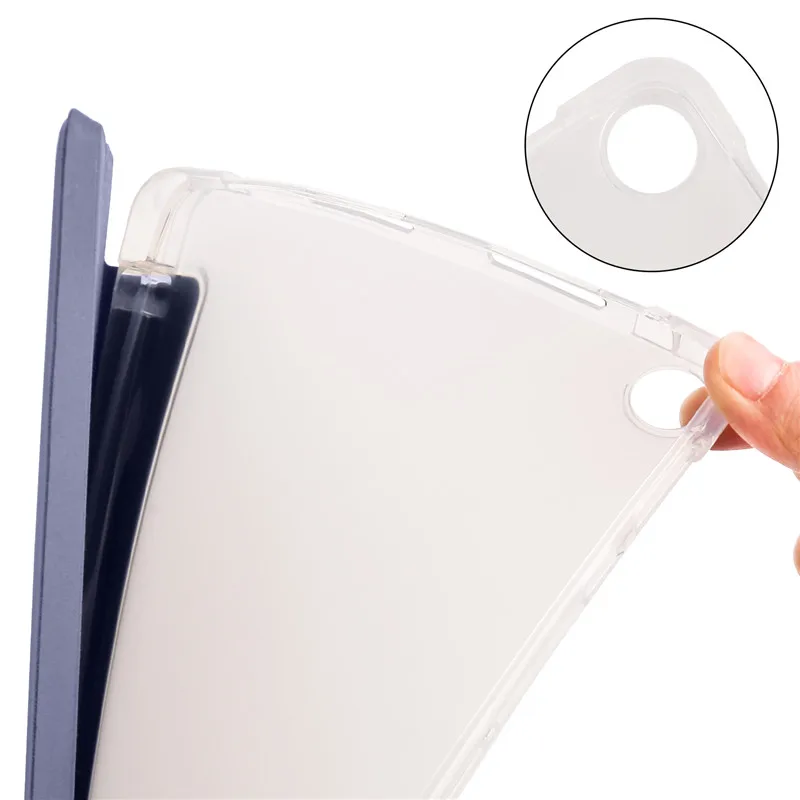 For Huawei MatePad SE 10.4 Case with Pen Holder Clear TPU Back Tablet Cover for Huawei MatePad SE AGS5-L09 Case 2022 10.4"_voghion.com