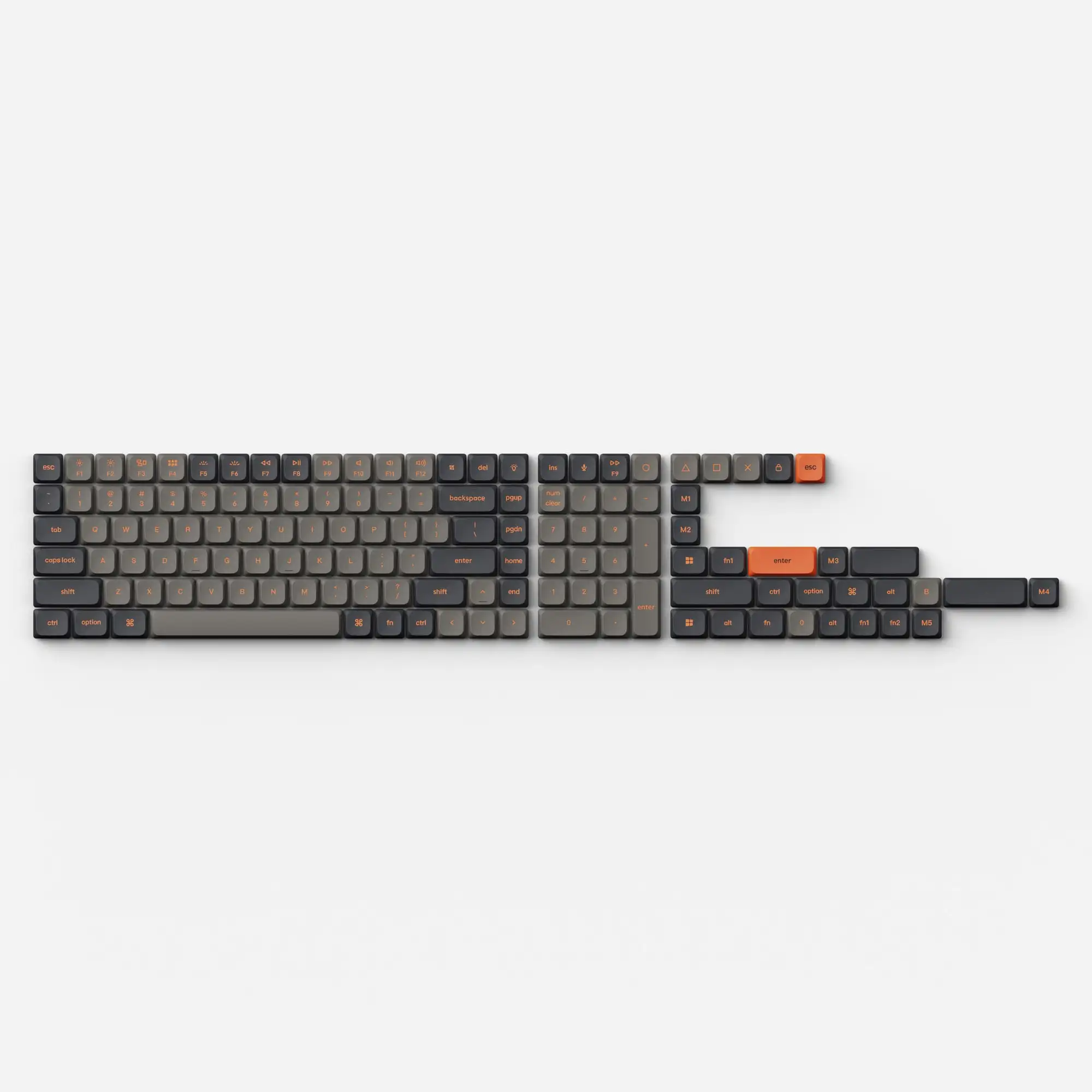 Keychron Low Profile Double Shot PBT LSA Keycap Set Version 2 for
