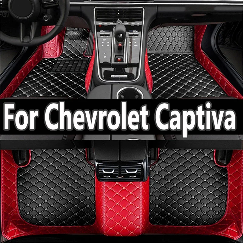 

Car Mats For Chevrolet Captiva 7seat C100 C140 2006~2010 Anti-dirt Carpets Leather Mat Rugs Pad Interior Parts Car Accessories
