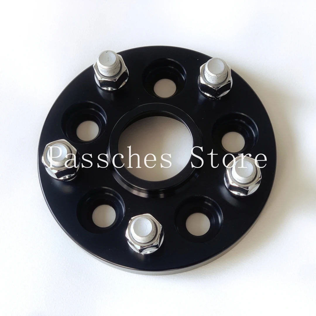 2개 20mm 변환 휠 어댑터 PCD 5x108에서 5x114.3 CB 63.4-60.1m 러그 스터드 M12x1.5