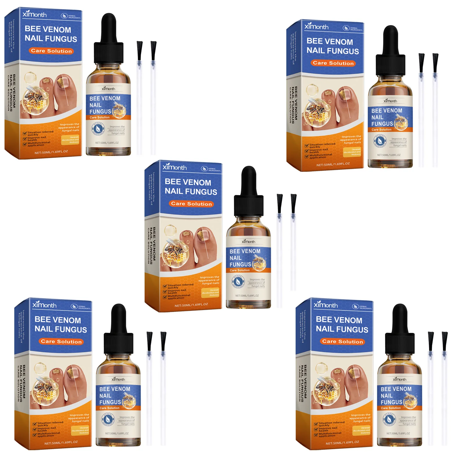 5 X 50ml Boxed