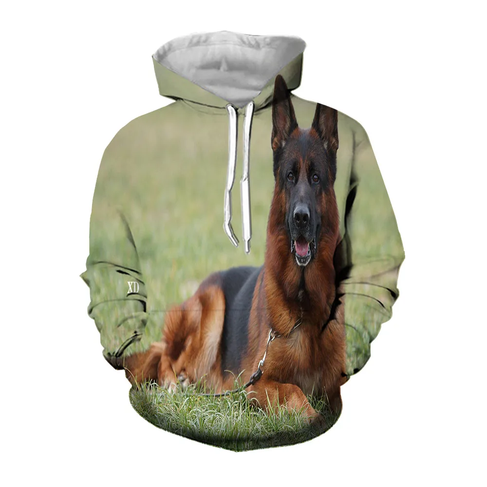 

Jumeast Animal Print Hoodies For Men German Shepherd Casual Hooded Sweatshirt Men's Hoodie Fashion Clothing Unisex Winter Tops