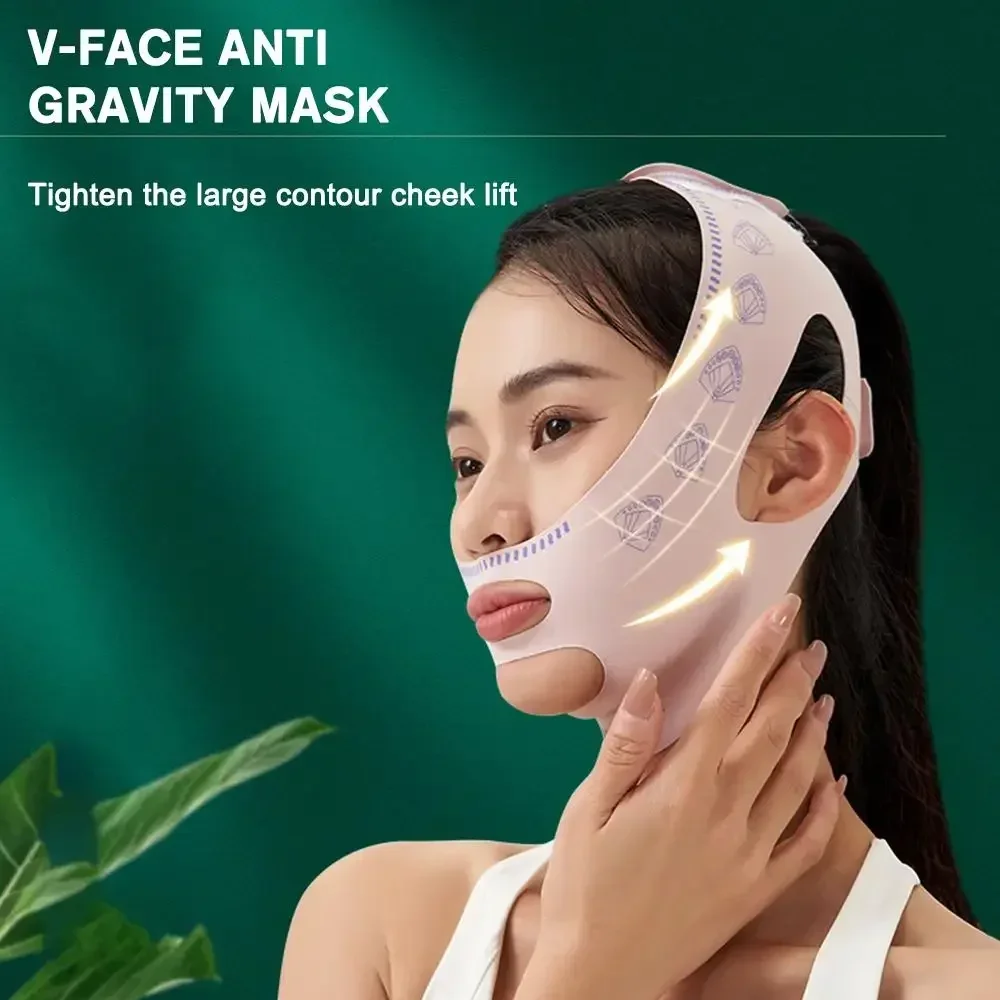 1/2/3pcs Female facial slimming patch V-shaped line shaper, anti wrinkle band on cheeks and chin to improve nasolabial folds
