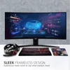 OMNI VX3418-2KPC 34 Inch Ultrawide Curved 1440p 1ms 144Hz Gaming Monitor with Adaptive Sync, Eye Care, HDMI 5