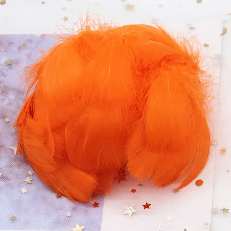 Elegant Natural Goose & Swan Feathers for Home Decor & Crafting - 100 Pieces