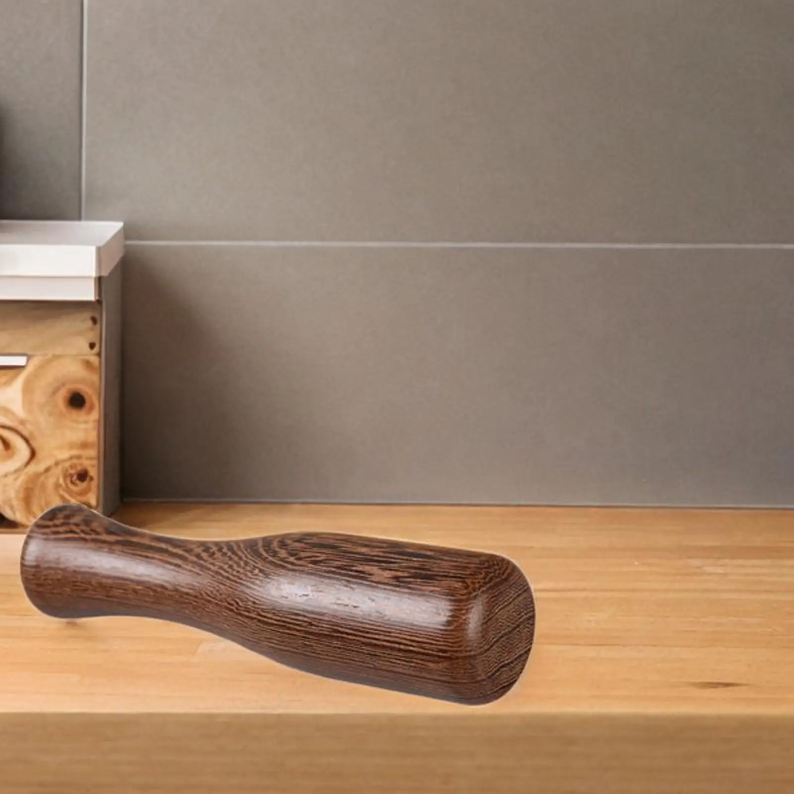 Wood Pestle Replacement Portable Garlic Pestle for Bar Home Use