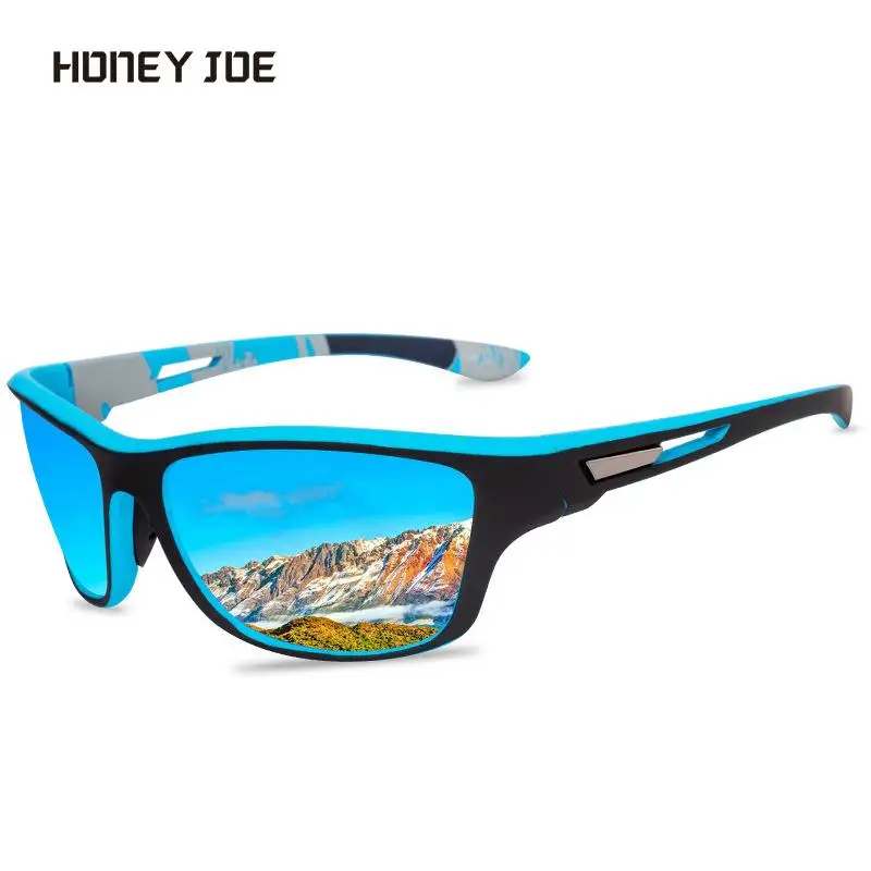 

Wrap Around Polarized Sports Sunglasses Men Women Drive Cycling Dustproof Fish Classic Ride Skiing Camping Outdoor UV400