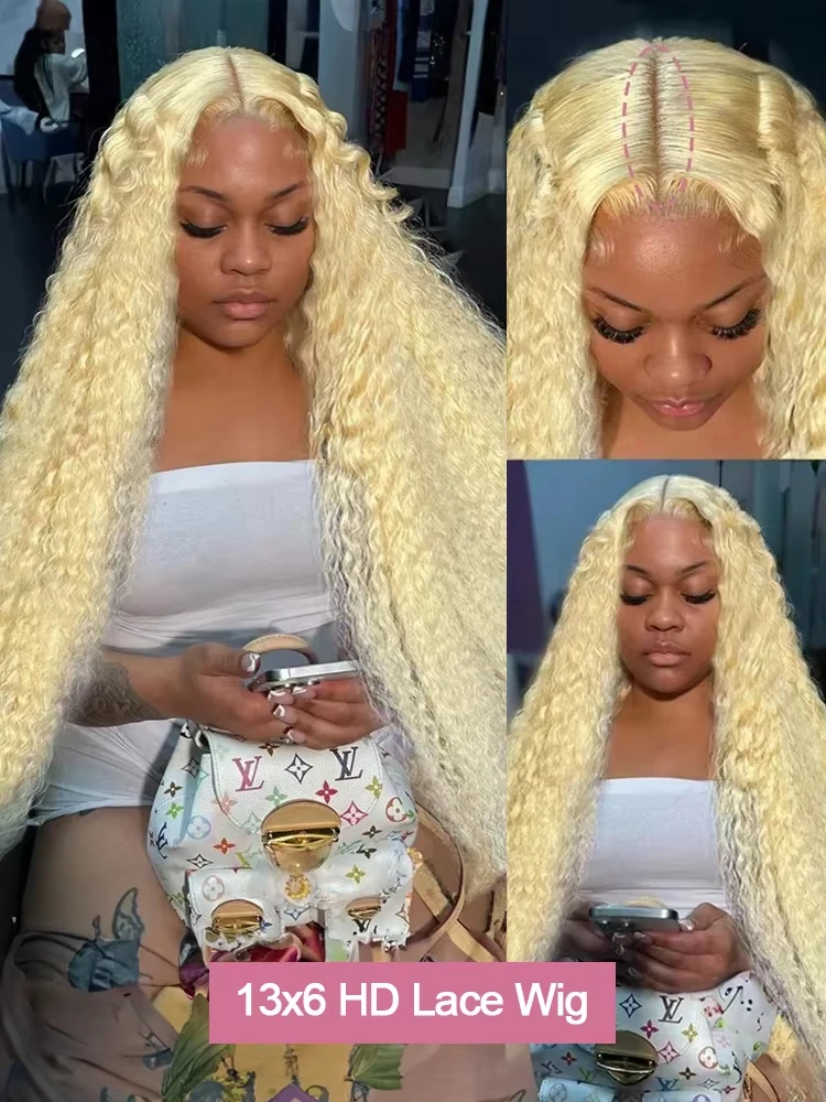 lace front wigs hd lace wig curly Wave Human Hair Wig For Women