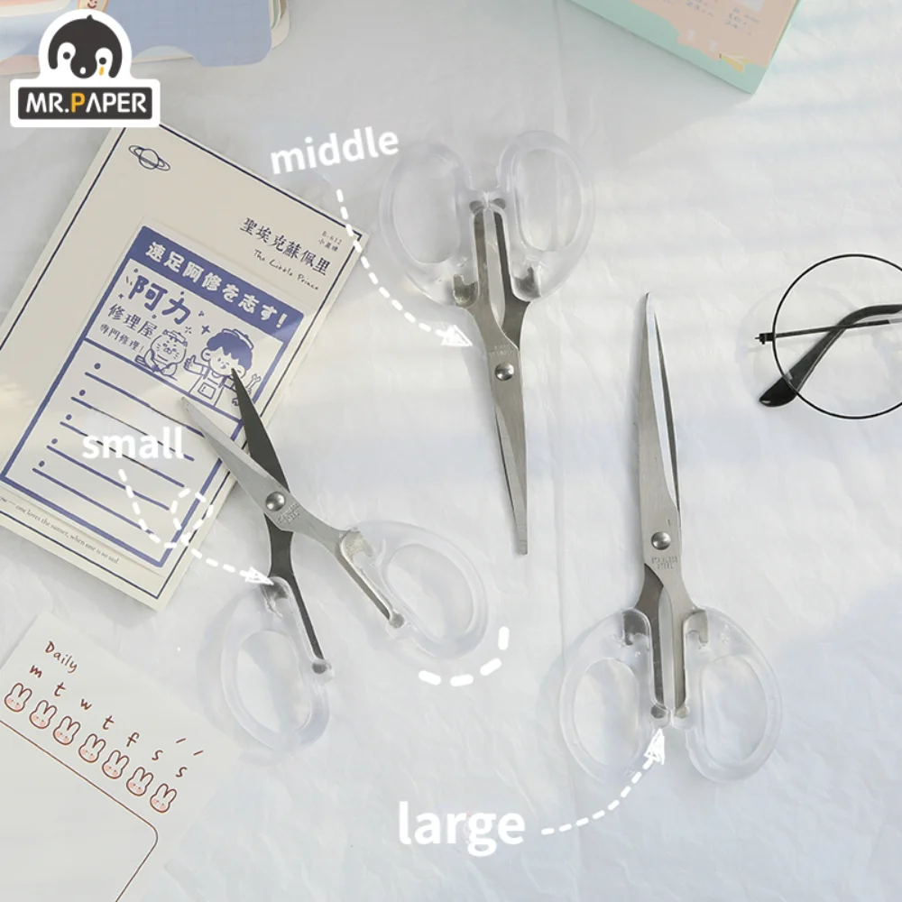 3 Style Scissors Student Desk Supplies Multi-Purpose Stationery