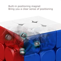 Moyu Cubing Classroom Meilong 3/3C 3x3 Magic Stickerless 3 Layers Speed Cube Solid Durable & Stickerless Frosted 2