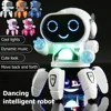 Dance Music 6 Claws Electronic Robot Doll Smooth with Music Light Noisy Rotatable Walking Robot Toy Birthday Gift For Children 1