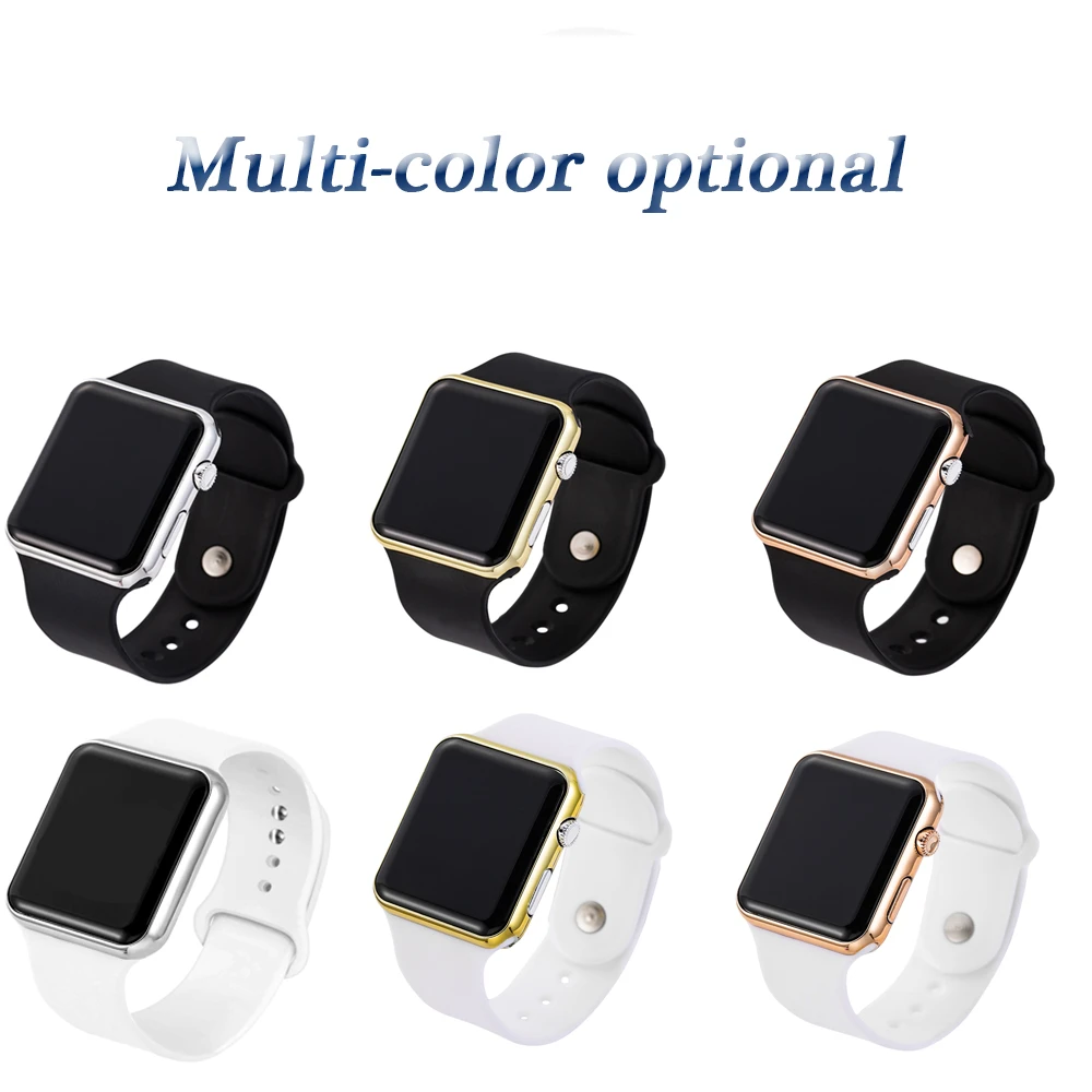Men's Sport LED Digital Watch Men Women Silicone Electronic Wrist Watch Military Clock relogio digital masculino montre homme